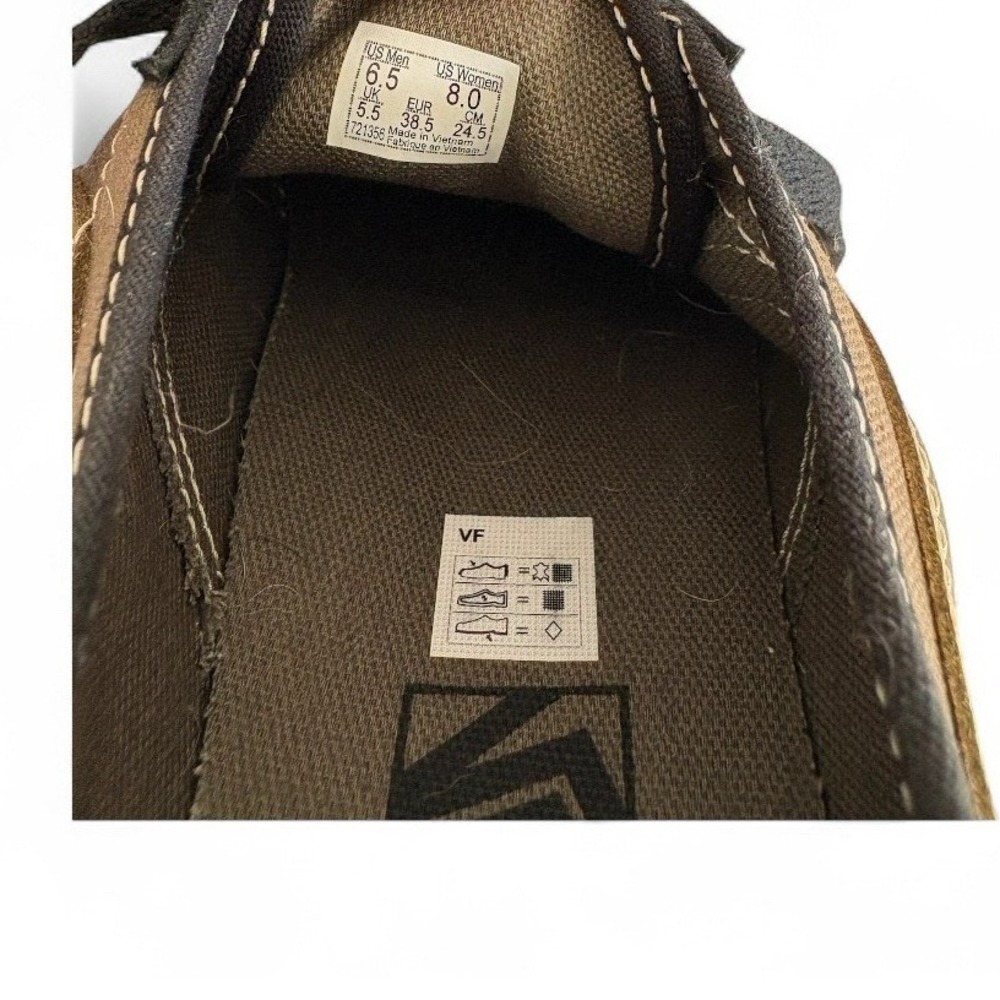 Y2K Vans‎ Old Skool Tapered World Code Black Green Canvas Skate Shoes Womens 8 - Picture 3 of 7